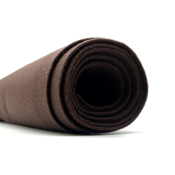 Ice Fabrics Craft Felt Fabric by The Yard - 72" Wide Acrylic Felt for DIY Arts & Crafts - Dk Brown - Half Yard