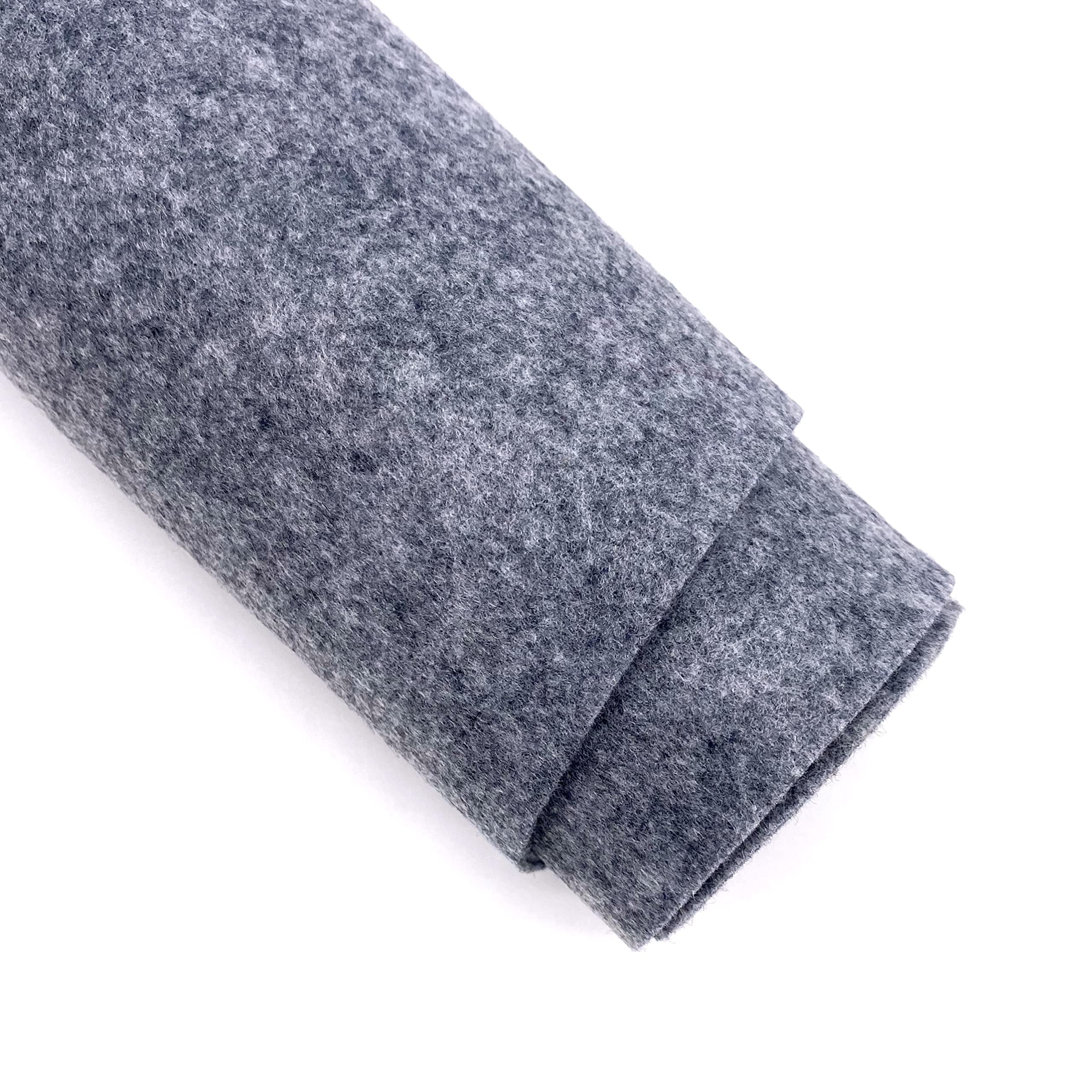 Ice Fabrics Craft Felt Fabric by The Yard - 72" Wide Acrylic Felt for DIY Arts & Crafts - Heather Grey - Half Yard