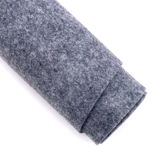 Ice Fabrics Craft Felt Fabric by The Yard - 72" Wide Acrylic Felt for DIY Arts & Crafts - Heather Grey - Half Yard