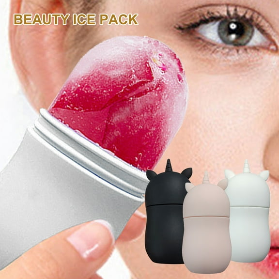 Ice Face Roller, Ice Roller for Face and Eye, Reusable Beauty Ice Facial Roller for Face Skin Care Silicone Ice Stick Face Ice Mold Icing Tool, Gifts for Women and Girls