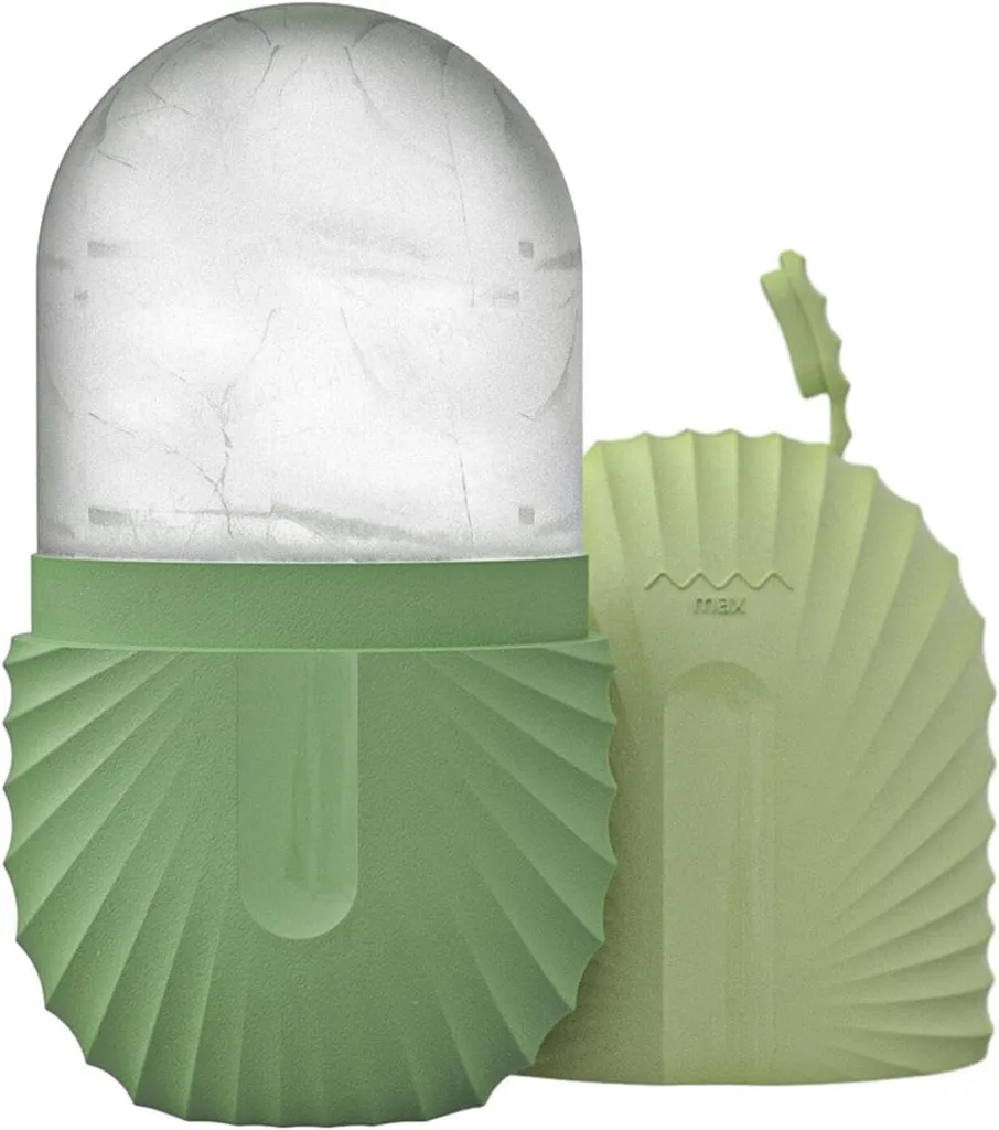 Ice Face Roller, Reusable Cooling Silicone Ice Cube Roller, Ice Cube