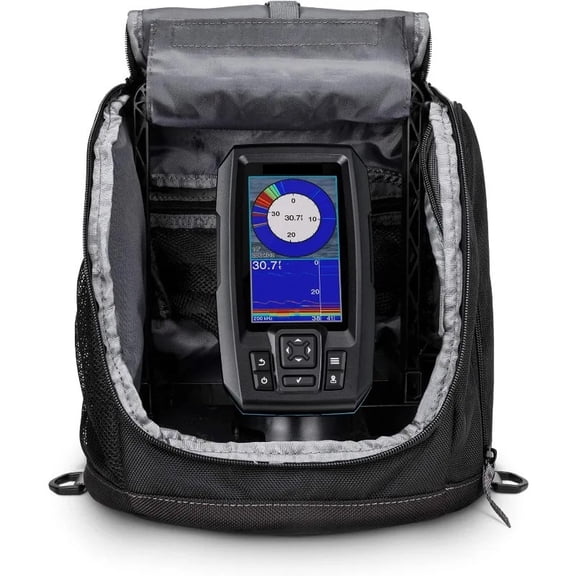 Ice Fishing Bundle, Includes Portable Fishfinder and Dual Beam-IF Transducer