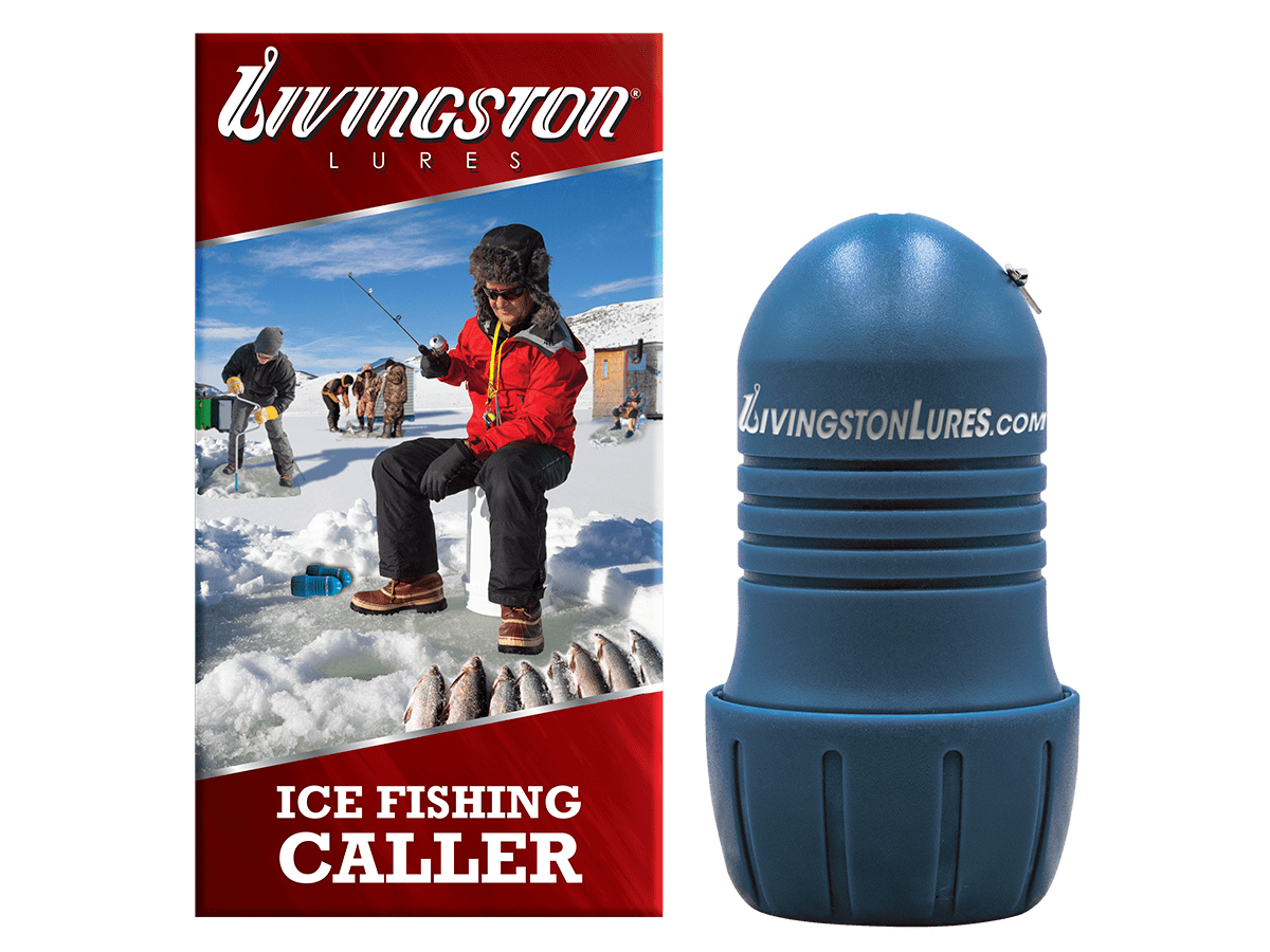 Ice Fishing Caller Attracts Bass, Walleye, Perch, Pike & Panfish