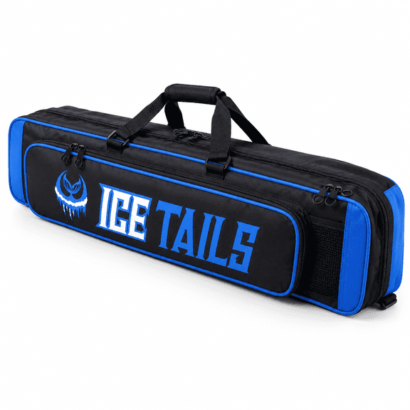 Ice Fishing Rod Tackle Bag Case 36.5 X 8 6 Inch Large Fish Oxford Pole Storcarry Holds Rods Jig Boxes Tip Ups Reels & Gear Organiz