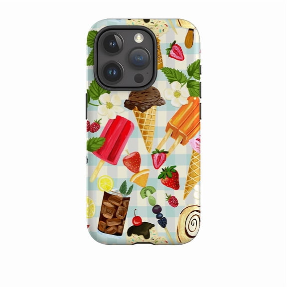 Ice Floral by Abby Jacobs Art Phone Case for iPhone 16 15 14 13 12 11 Pro Max