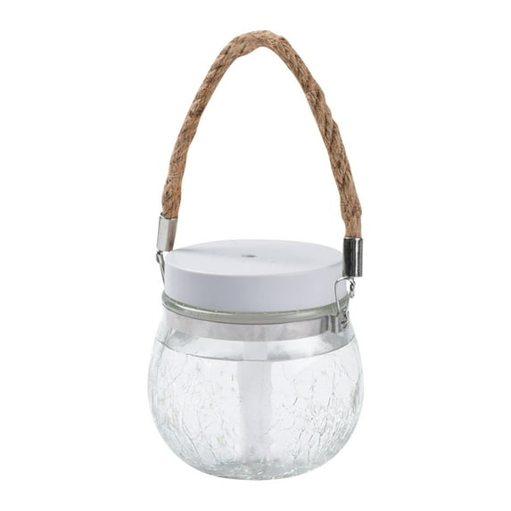 Ice Flower Glass Aroma Humidifier 400ml, Silent Cool Mist Essential Oil Diffuser with 7 Color LED Lights, Portable Night Light USB Humidifier for Bedroom Hotel Office School Home