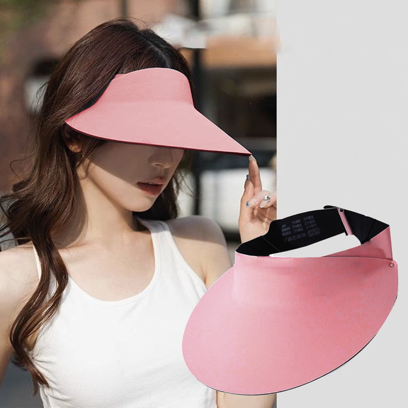 Ice Foldable Sun Hat Women's Large Summer Beach Hat Travel Hat