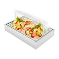 thumbnail image 1 of Ice Food Serving Display Tray with Reusable Ice Box, Buffet Cold Serving Cooler Platter, Cooling Food Dishes Display Plate, 1 of 21