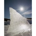 thumbnail image 1 of Ice Formation Along The Bow River In Cochrane, Alberta Canada. Poster Print (12 x 16), 1 of 3