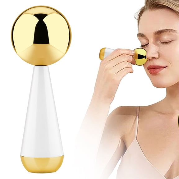 Ice Globes Facial Roller - Stainless Cryo Sticks for Beauty, Anti-Puffiness, Smooth Lines, Reduce Dark Circles, Skin Tightening, Spa Massage, Facial Massage Tool, Women and Men, Makeup Organizers