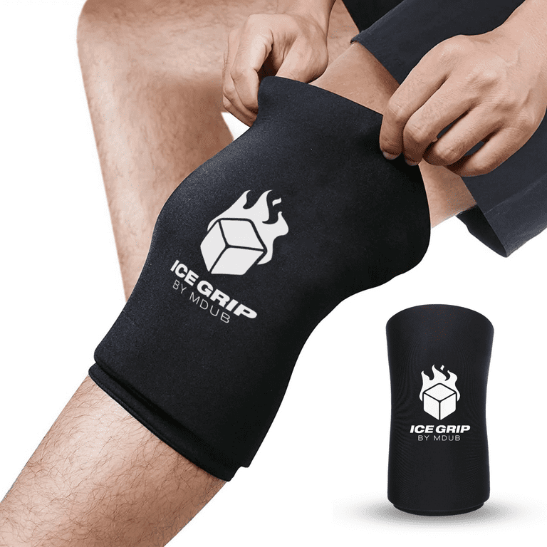 Ice Grip - Gel Sleeve, Knee Brace, Knee Support, Elbow Brace