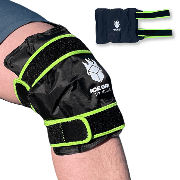 Ice Grip - Knee & Patella Wrap, Knee Brace, Cold Pack for Injuries, Patella Wrap, Knee Wrap for Arthritis