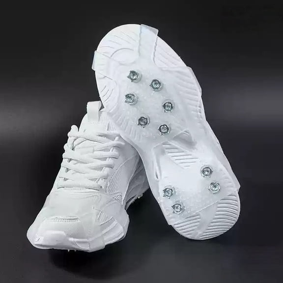 A Ice Grips With 10-Point Spikes, Flexible Material And Easy-On Design For Winter Walking, Outdoor Activities And Slippery Surface Safety, Size S, 6.2X4.3In