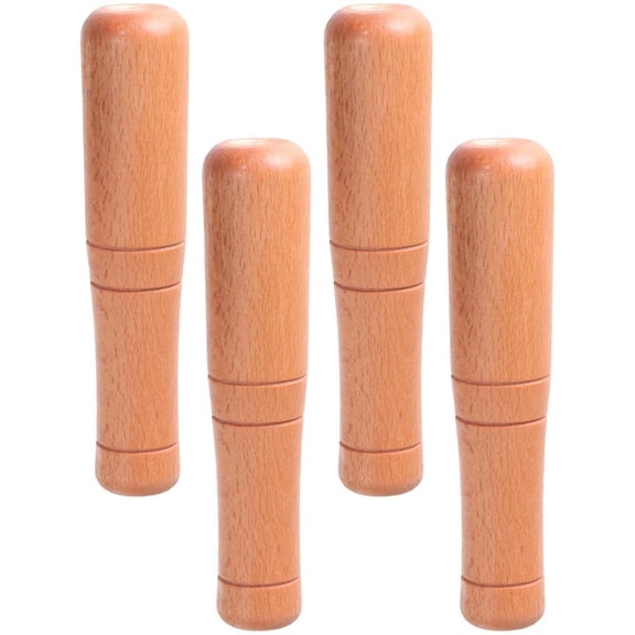 Ice Hammer Mallet Wooden and Pestle 4 Pcs Garlic Masher Blenders Cocktail Wisking Tool Muddler