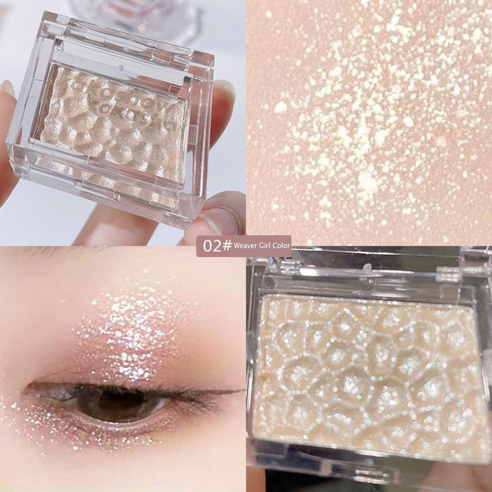 Ice Highlighter Pearl For Face And Eyes Sparkling Powder Highlighters