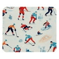thumbnail image 1 of Ice Hockey 8.3x9.8 Inch Square Non-Slip Rubber Bottom Printed Mouse Pad, Desk Pad for Office and Gaming, 1 of 6