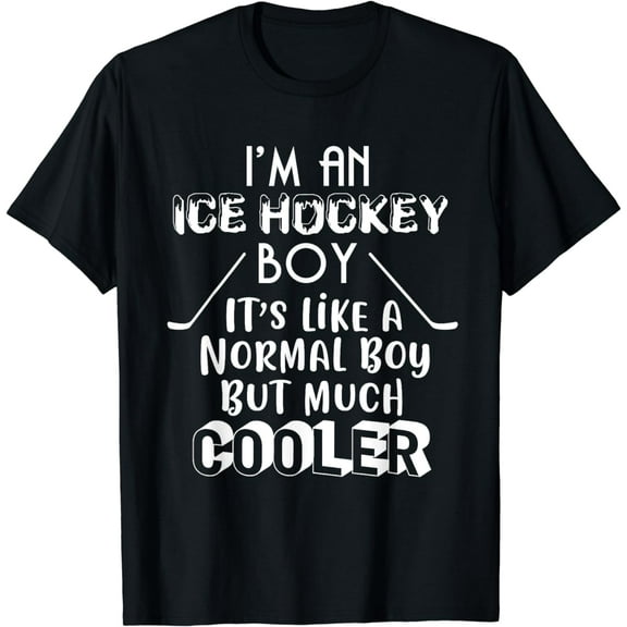 Ice Hockey Boy Hockey Son Gift T-Shirt