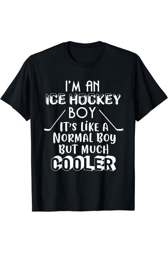 Ice Hockey Boy Hockey Son Gift T-Shirt