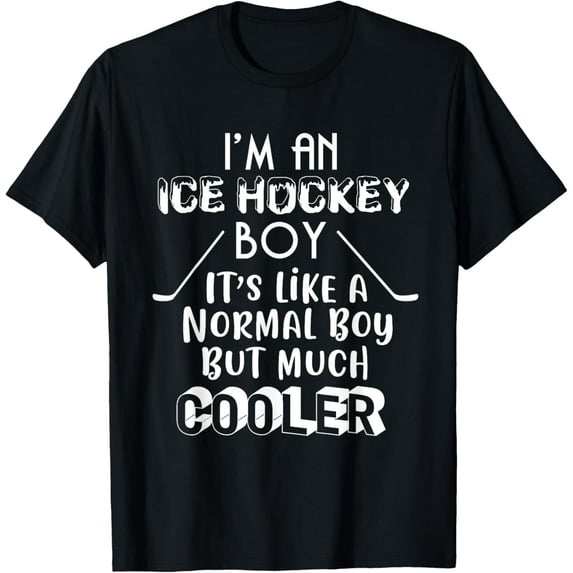 Ice Hockey Boy Kids Gift T-Shirt T-Shirt