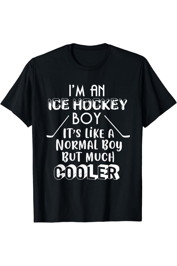 Ice Hockey Boy Kids Gift T-Shirt T-Shirt