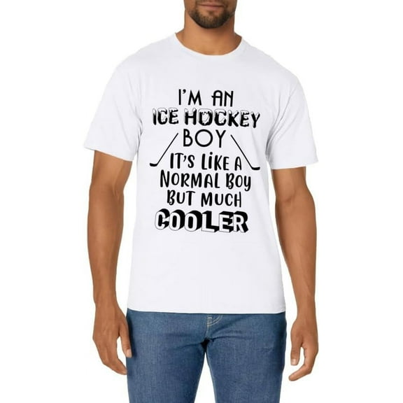 Ice Hockey Boy Kids Hockey Son Gift T-Shirt