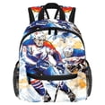 thumbnail image 1 of Ice Hockey Cute Adjustable Shoulder Strap Backpack with Large Capacity, Printed Design, Lightweight, 1 of 6