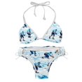 thumbnail image 1 of Ice Hockey Detachable Sponge Adjustable Strap Bikini Set Two-Pack Swimsuit for Women, 1 of 1
