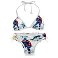 thumbnail image 1 of Ice Hockey Detachable Sponge Adjustable Strap Bikini Set Two-Pack - Swimwear for Two, Beach Vacation Essentials!, 1 of 6