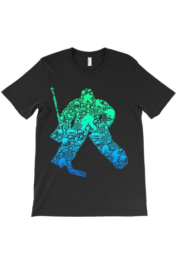 Ice Hockey Goalie Funny Hockey Player Youth Men Kids Boys Sports - Trending Now H323 T-Shirt, for Men and Women, Up to Size 5XL