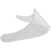 Ice Hockey Goalie Throat Protector, Clear Face Shield for Helmet, Scratch-Resistant Neck Guard, Robust Integrated Design, Cord Fastener Included, Fits Ice Hockey Player