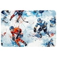 thumbnail image 1 of Ice Hockey Kitchen Rug Outdoor Carpet Door Mat Polyester Non-Slip Machine Washable, 1 of 6