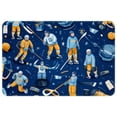 thumbnail image 1 of Ice Hockey Modern Polyester Non-Slip Floor Rug Office Mat, Machine Washable Office Rugs, 1 of 6