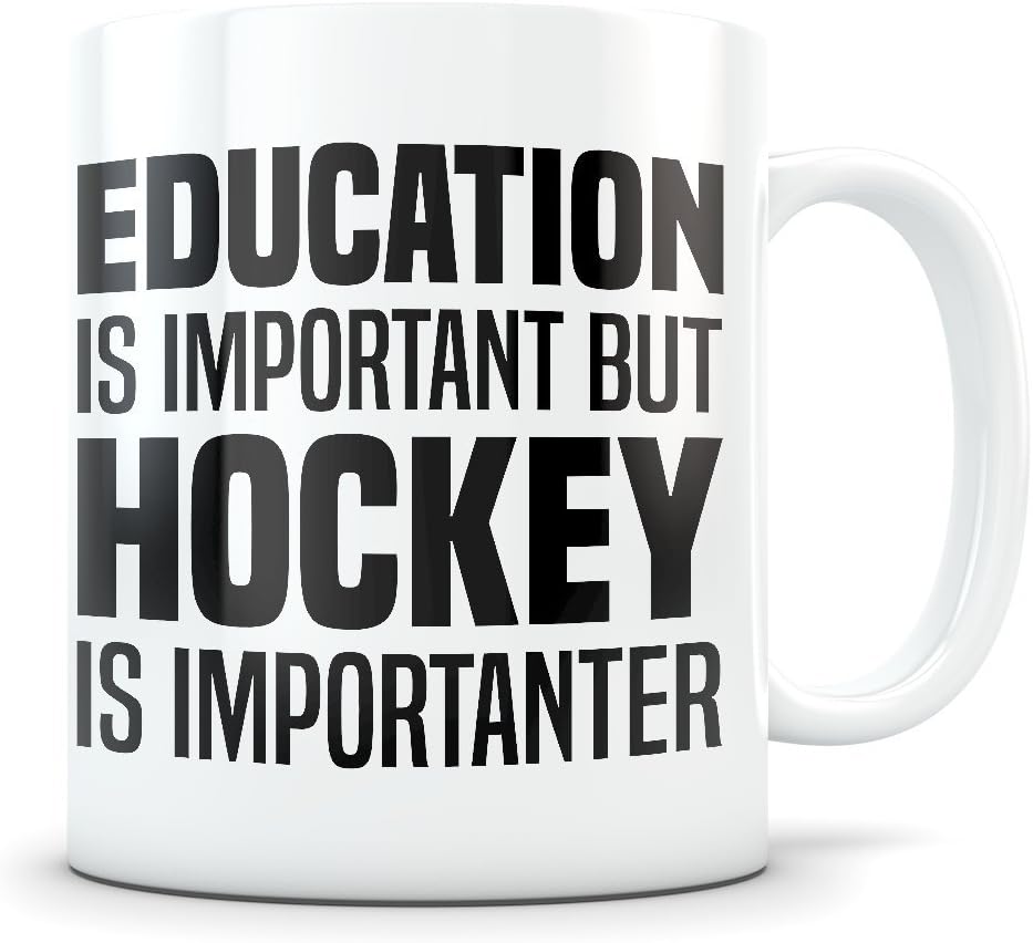 Ice Hockey Mug Funny Hockey Gift for Mend Women Gag Coffee Cup for