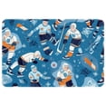 thumbnail image 1 of Ice Hockey Non-Slip Polyester Floor Rug Mat, Machine Washable Floor Mats, 1 of 6