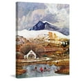 thumbnail image 1 of "Ice Hockey" Painting Print on Wrapped Canvas, 1 of 7