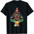 thumbnail image 1 of Ice Hockey Player Christmas Ornament Tree For Xmas Pajama T-Shirt, 1 of 3