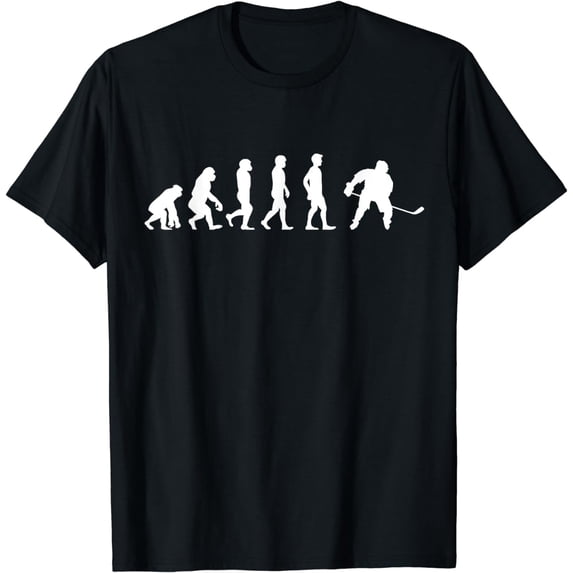 Ice Hockey Player Evolution Hockey Gift T-Shirt
