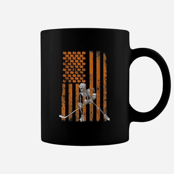 Ice Hockey Player Fan Gift Skeleton Coffee Mug - Walmart.com