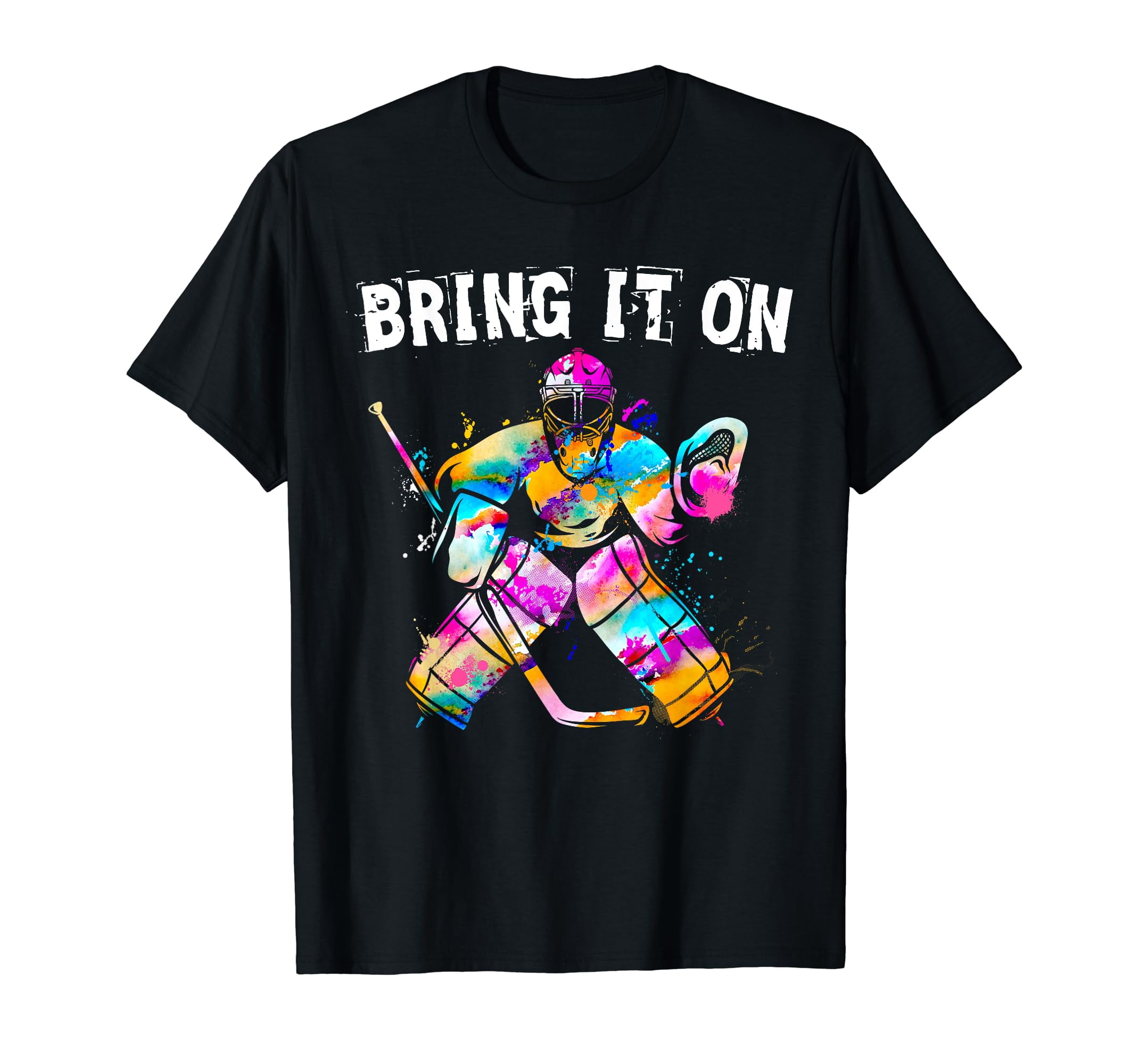 Funny Hockey Goalie Vintage T-Shirt For Men & Women – Ice Hockey Fan Gift, Sizes S To 5XL