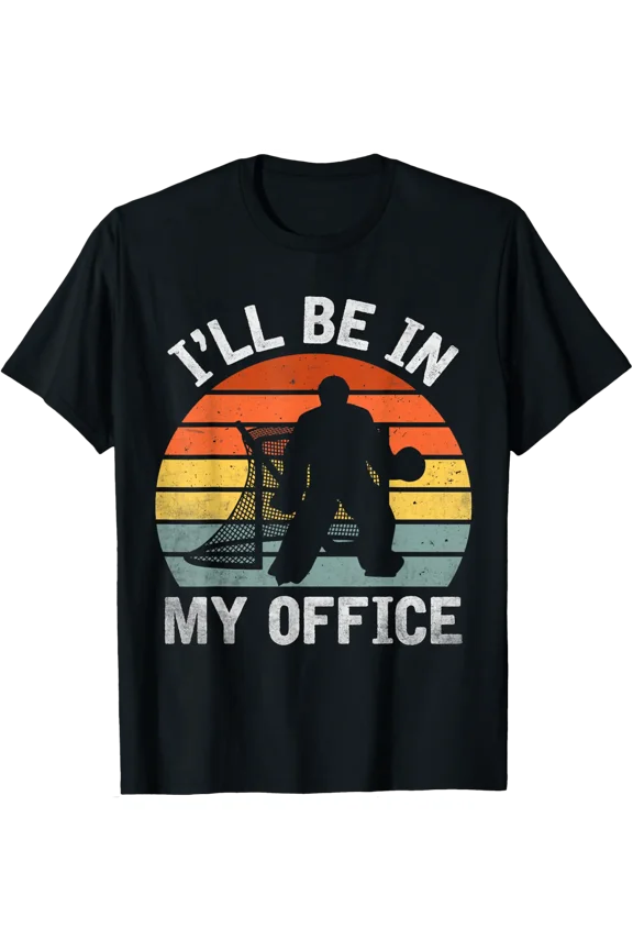 Ice Hockey Player I'Ll Be In My Office Youth Boys & Girls T-Shirt All Size S-5Xl