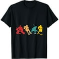 thumbnail image 1 of Ice Hockey Player Silhouettes Sports Hockey Fans T-Shirt, 1 of 3