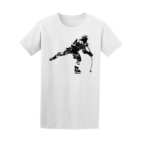 Ice Hockey Player Uniformed T-Shirt Men -Image by Shutterstock, Male 3X-Large