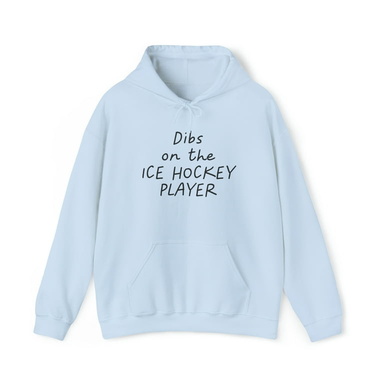 Ice Hockey Player Wife Girlfriend Husband Hoodie Gifts Hooded Sweatshirt