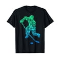 thumbnail image 1 of Ice Hockey Player Youth Men Kids Boys T-Shirt Men Women Vintage Casual T-Shirt, 1 of 5