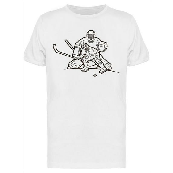 Ice Hockey Players In Action T-Shirt Men -Image by Shutterstock, Male Small