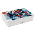 thumbnail image 1 of Ice Hockey Portable PU Leather Jewelry Box Organizer with Removable Compartment, Necklace Holder, Bracelet Holder, 1 of 6
