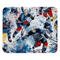 thumbnail image 1 of Ice Hockey Printed Square Mousepad Desk Pad Desk Mat, 8.3x9.8 Inch, Non-Slip Rubber Bottom, Suitable for Office and Gaming, 1 of 6