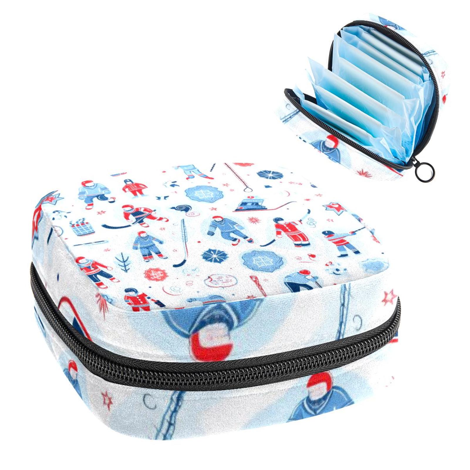 Ice Hockey Sanitary Bags Storage Bag Travel Toiletry Bag Small Mini ...