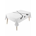 thumbnail image 1 of Ice Hockey Table Cloth, Modern Minimalist Ball Sports Game Art Waterproof Tablecloth for Rectangle Tables, Reusable Washable Fabric Table Cover for Restaurant Kitchen Dining Tables 60"x120", 1 of 6