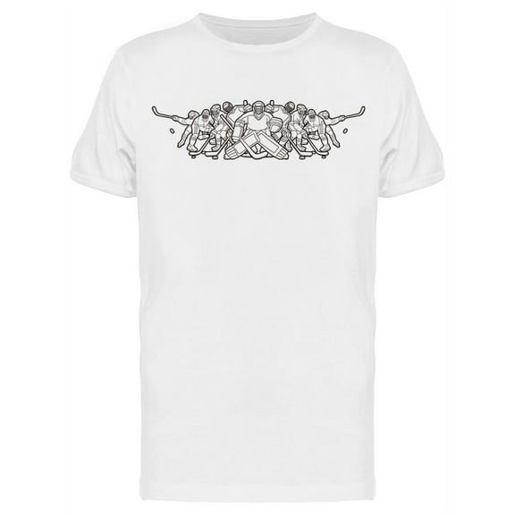 Ice Hockey Team T-Shirt Men -Image by Shutterstock, Male XX-Large